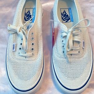 Off White Mesh Vans